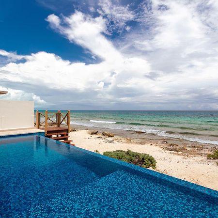 Casa Javi- Ocean Front Located Mid Isla Mujeres Villa Exteriör bild
