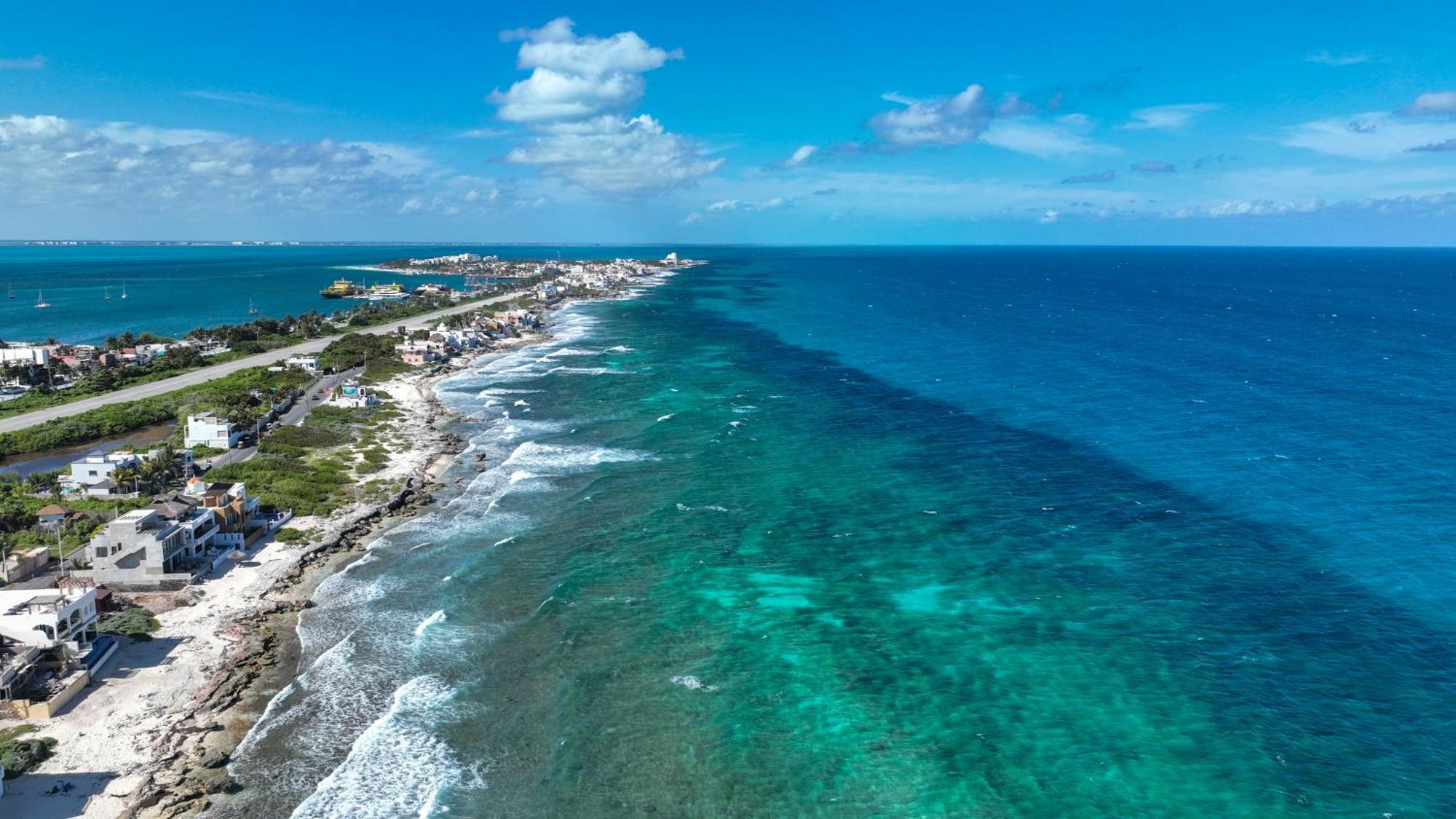 Casa Javi- Ocean Front Located Mid Isla Mujeres Villa Exteriör bild