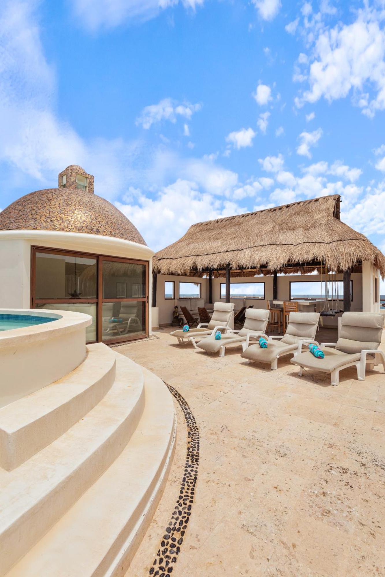 Casa Javi- Ocean Front Located Mid Isla Mujeres Villa Exteriör bild
