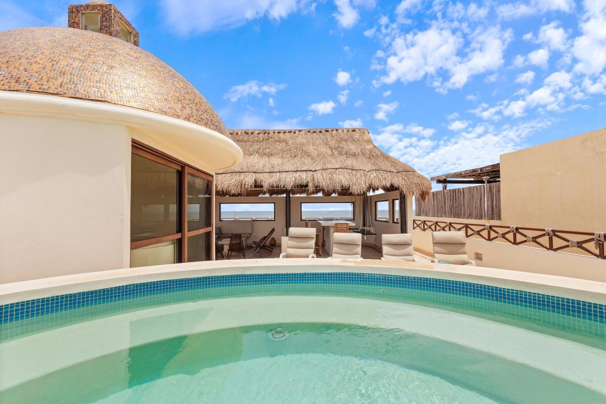 Casa Javi- Ocean Front Located Mid Isla Mujeres Villa Exteriör bild